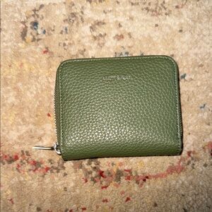 Matt & Nat Olive Green Pebbled Wallet